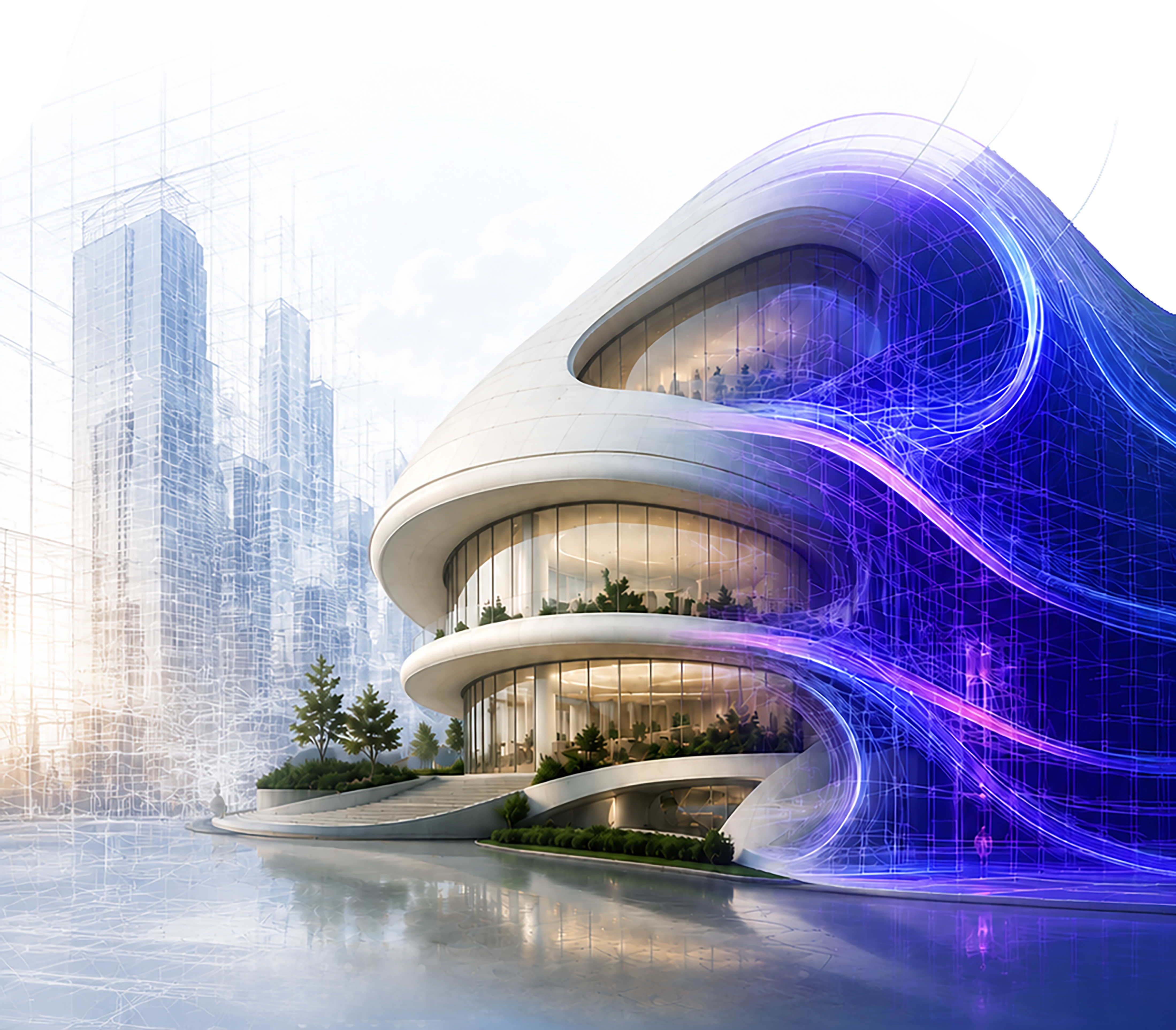 Digital BIM building model